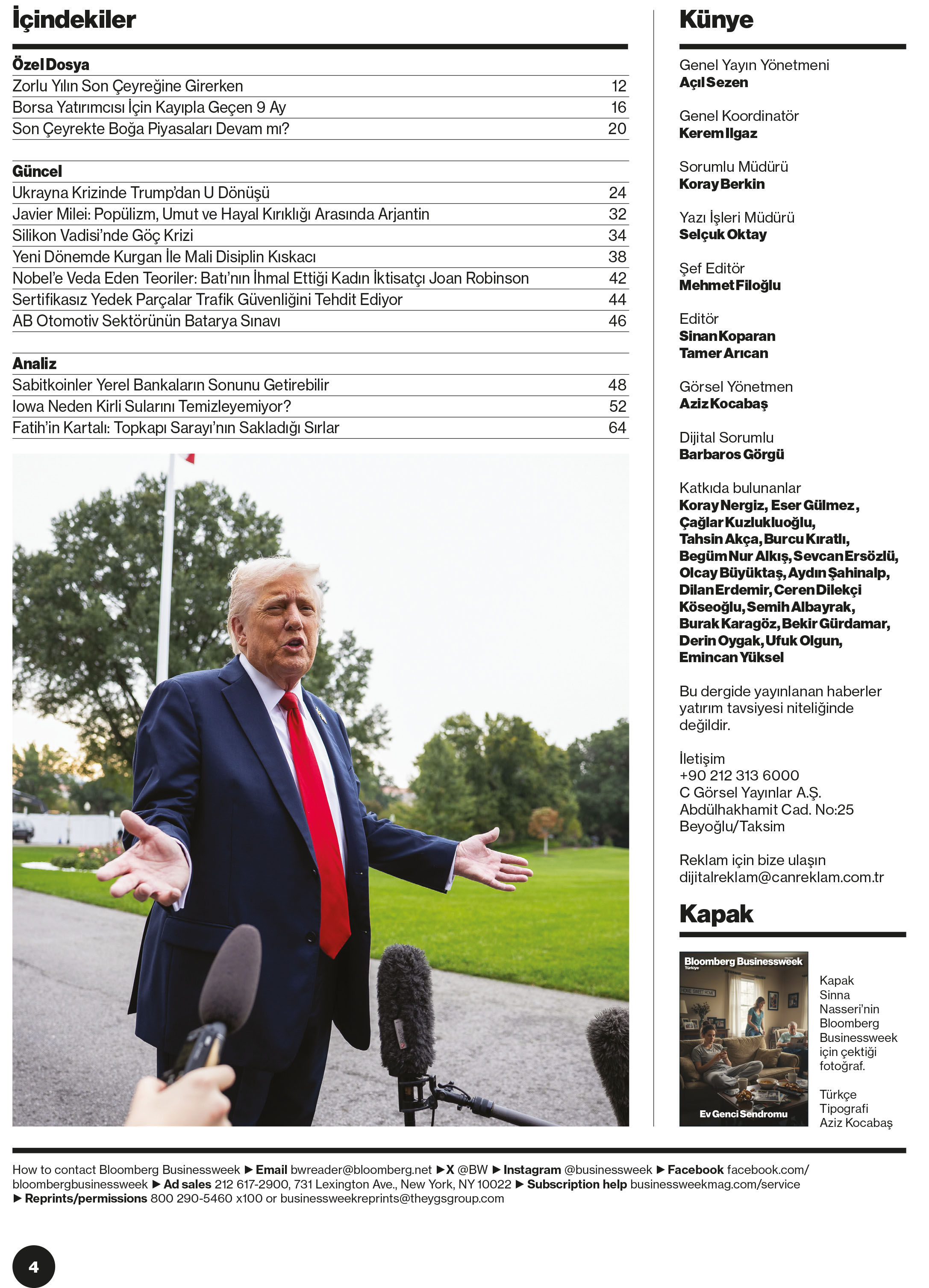 Bloomberg Businessweek Türkiye'nin 99. Sayısı Yayında!