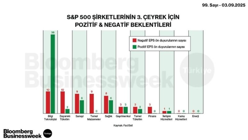 S&P 500 Şirketlerinin 3. Çeyrek İçin Pozitif & Negatif Beklentileri #2