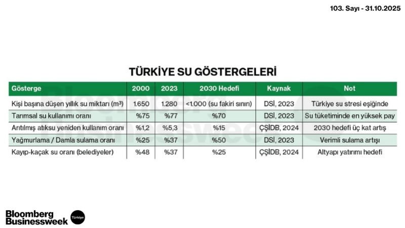 Türkiye Su Göstergeleri