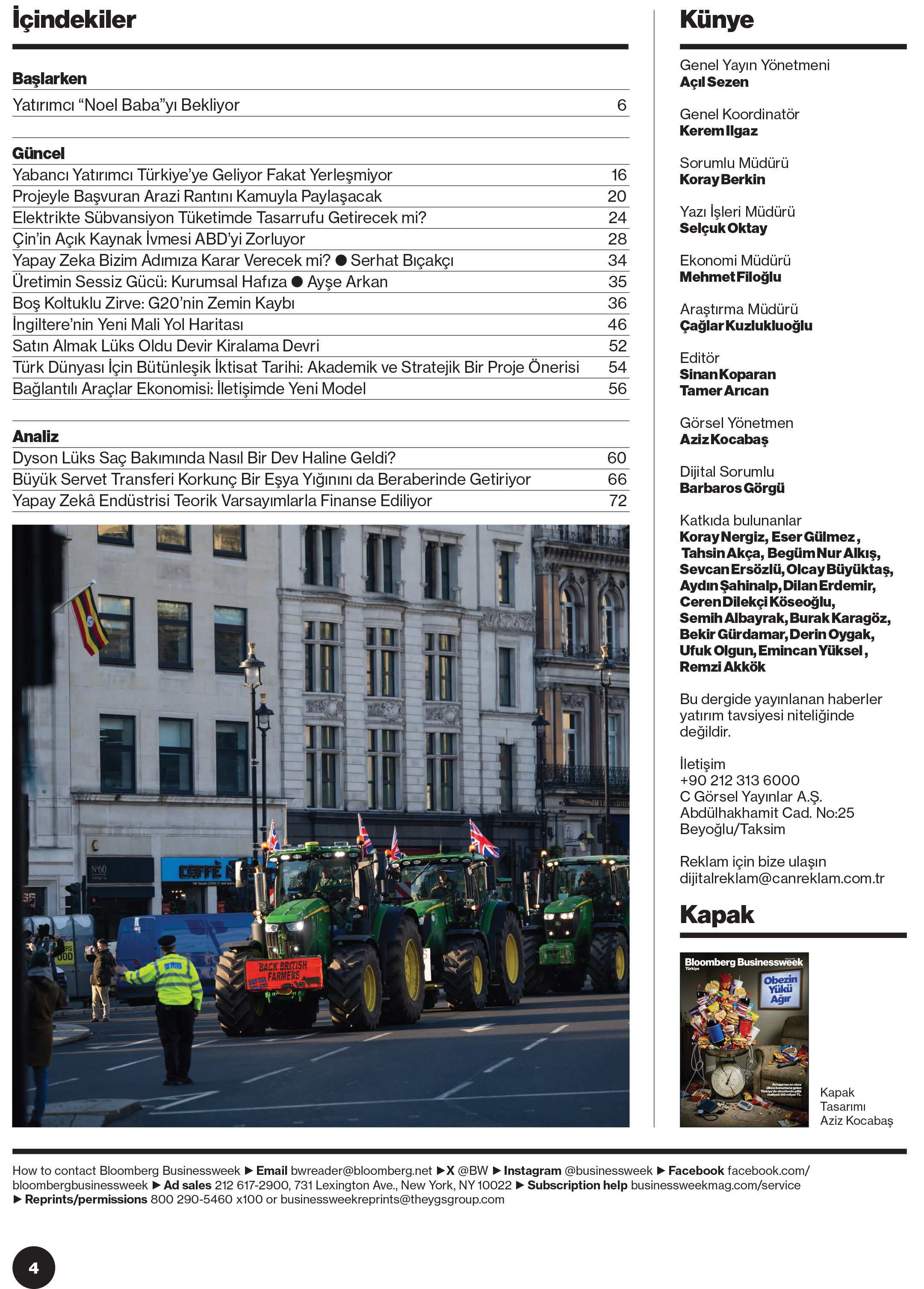 Bloomberg Businessweek Türkiye'nin 107. Sayısı Yayında!