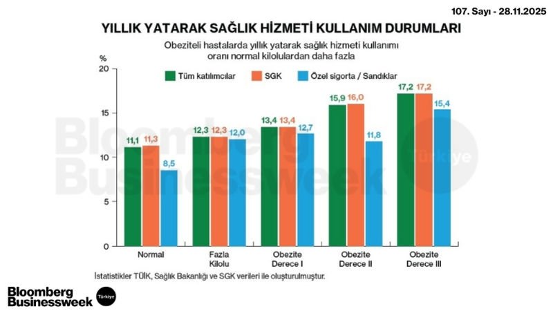 Yıllık Yatarak Sağlık Hizmeti Kullanım Durumları