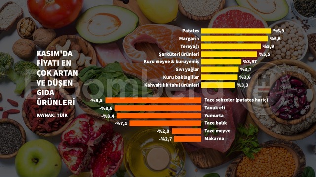 Grafiklerle Kasım enflasyonu