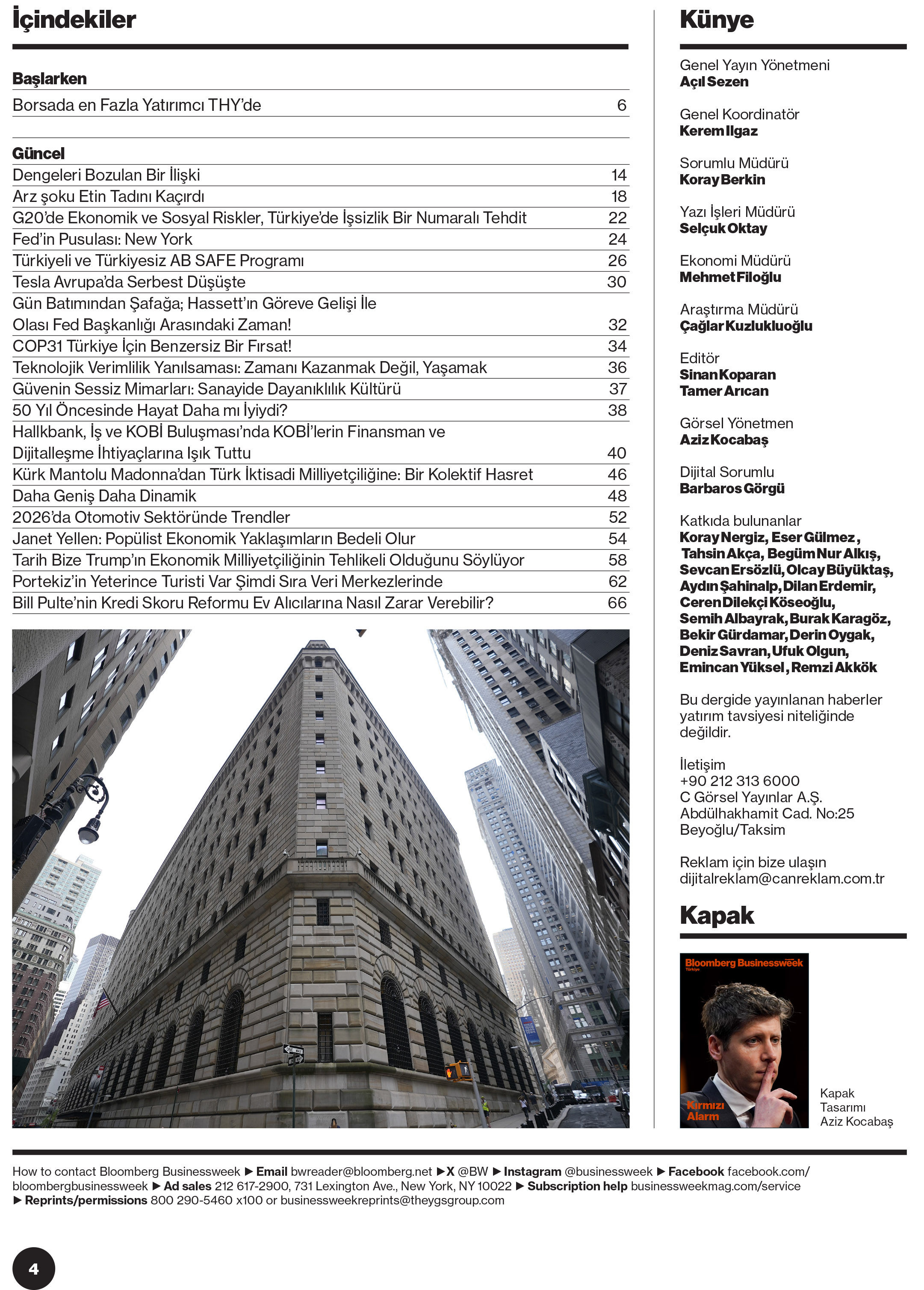 Bloomberg Businessweek Türkiye'nin 108. Sayısı Yayında!