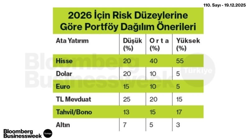2026 İçin Risk Düzeylerine Göre Portföy Dağılım Önerileri #3