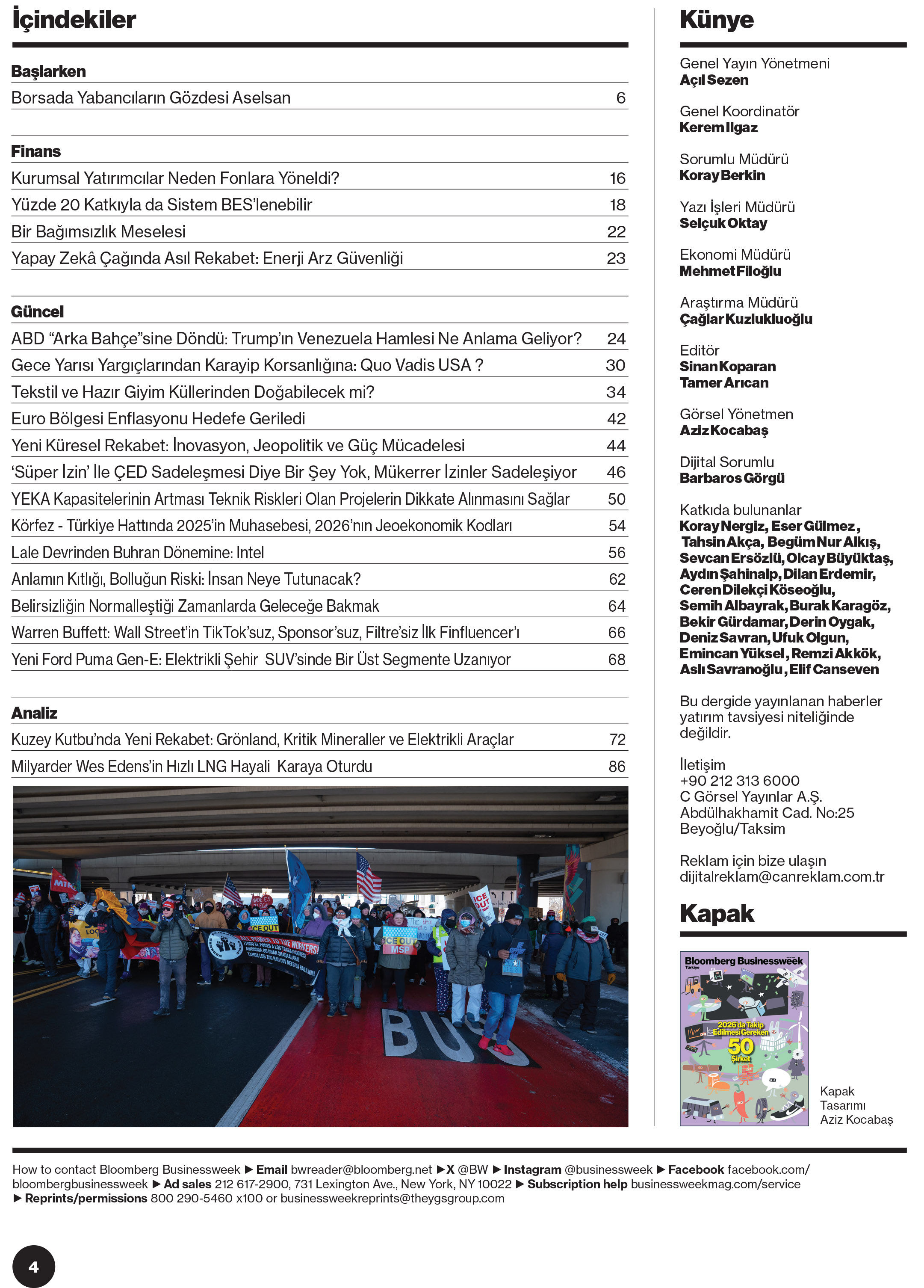 Bloomberg Businessweek Türkiye'nin 113. Sayısı Yayında!