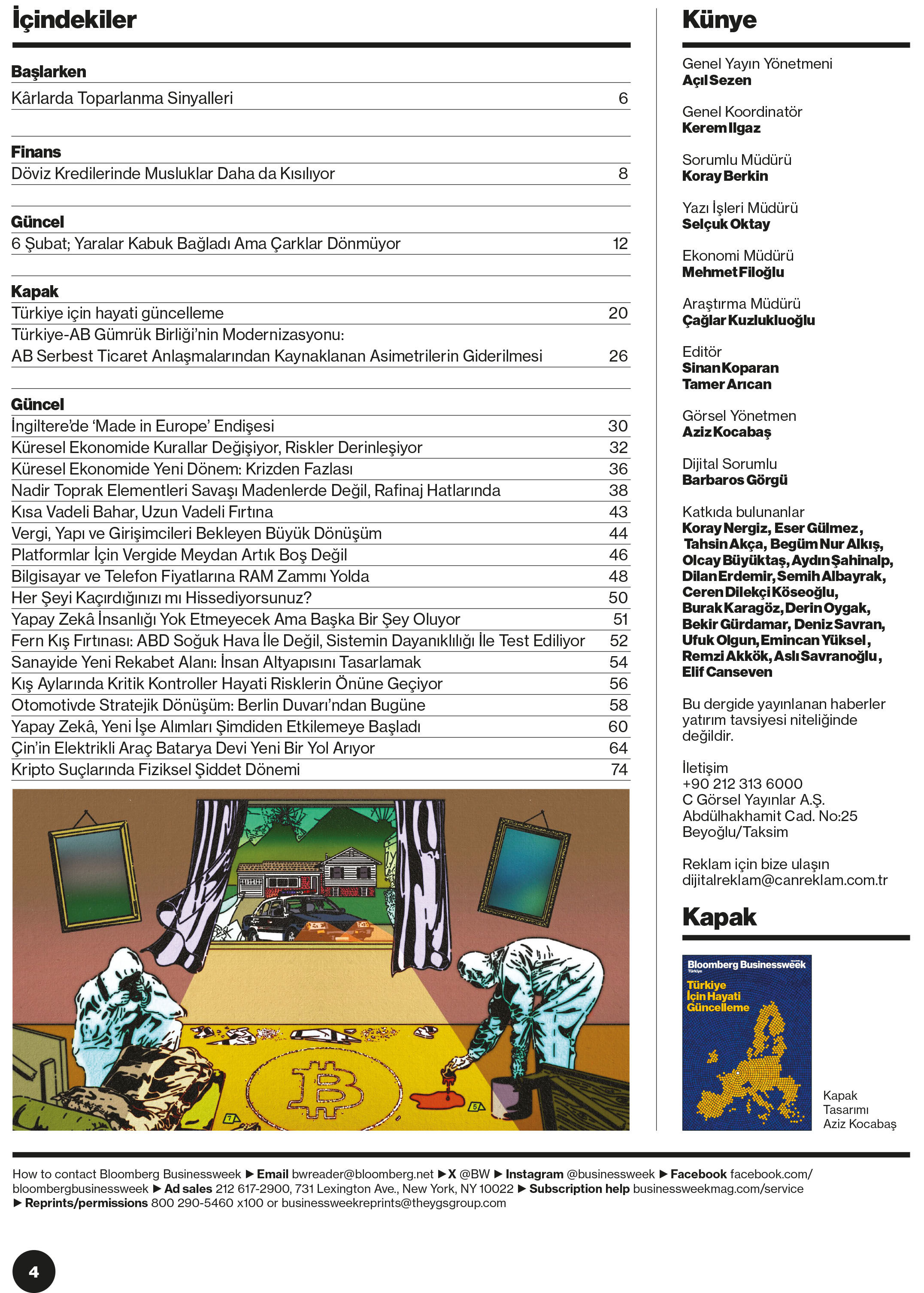 Bloomberg Businessweek Türkiye'nin 117. Sayısı Yayında!