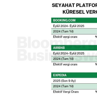 Seyahat Platformlarının Küresel Vergileri