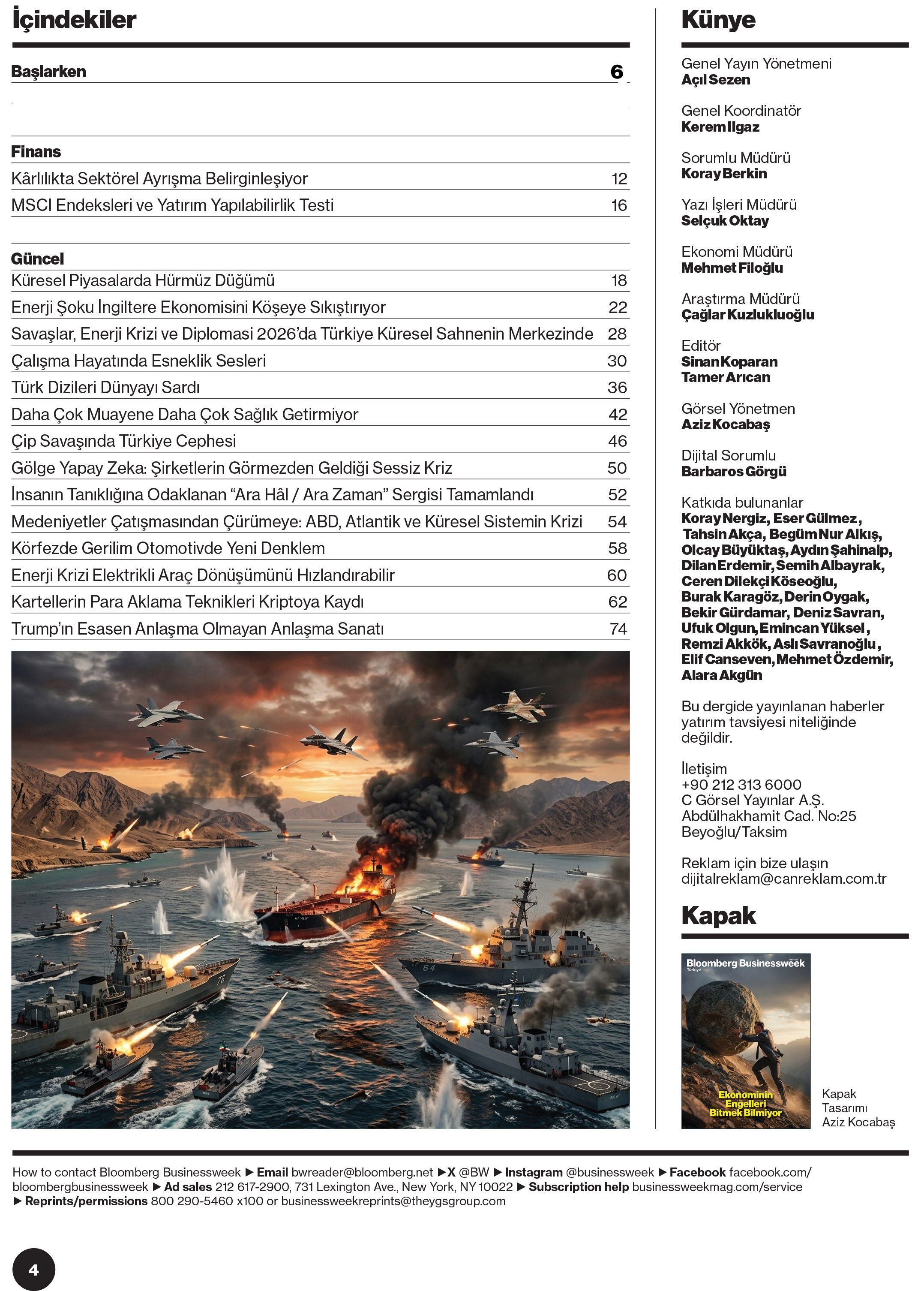 Bloomberg Businessweek Türkiye'nin 122. Sayısı Yayında!