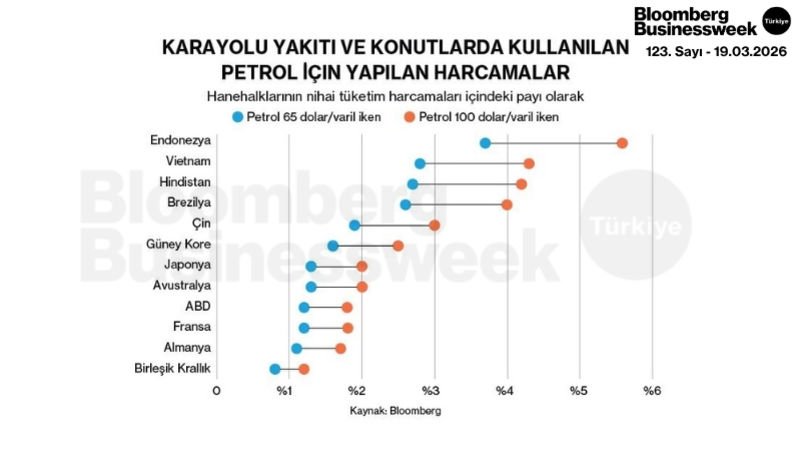 Karayolu Yakıtı ve Konutlarda Kullanılan Petrol İçin Yapılan Harcamalar
