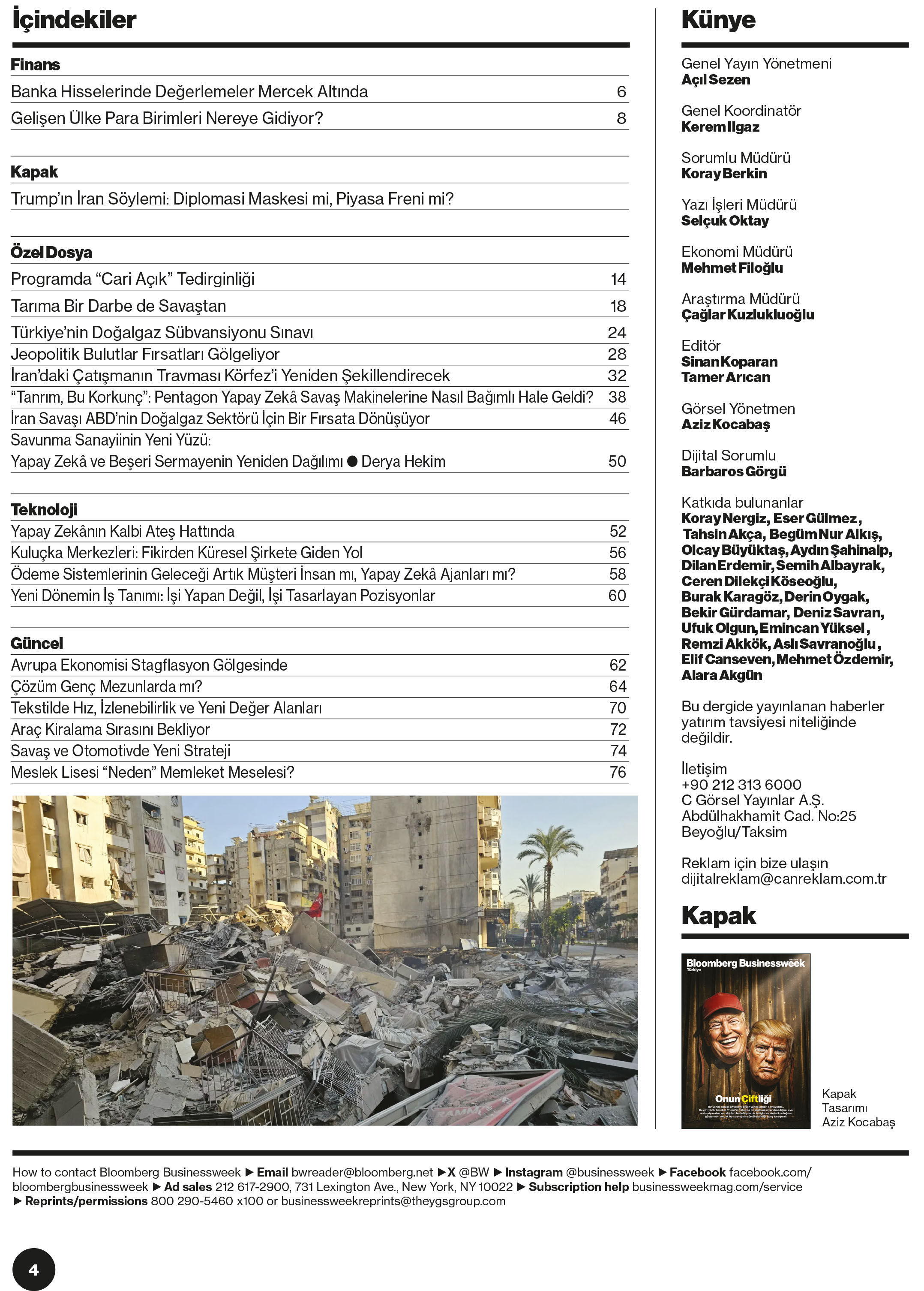 Bloomberg Businessweek Türkiye'nin 124. Sayısı Yayında!