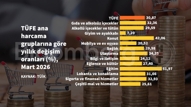 Grafiklerle Mart enflasyonu