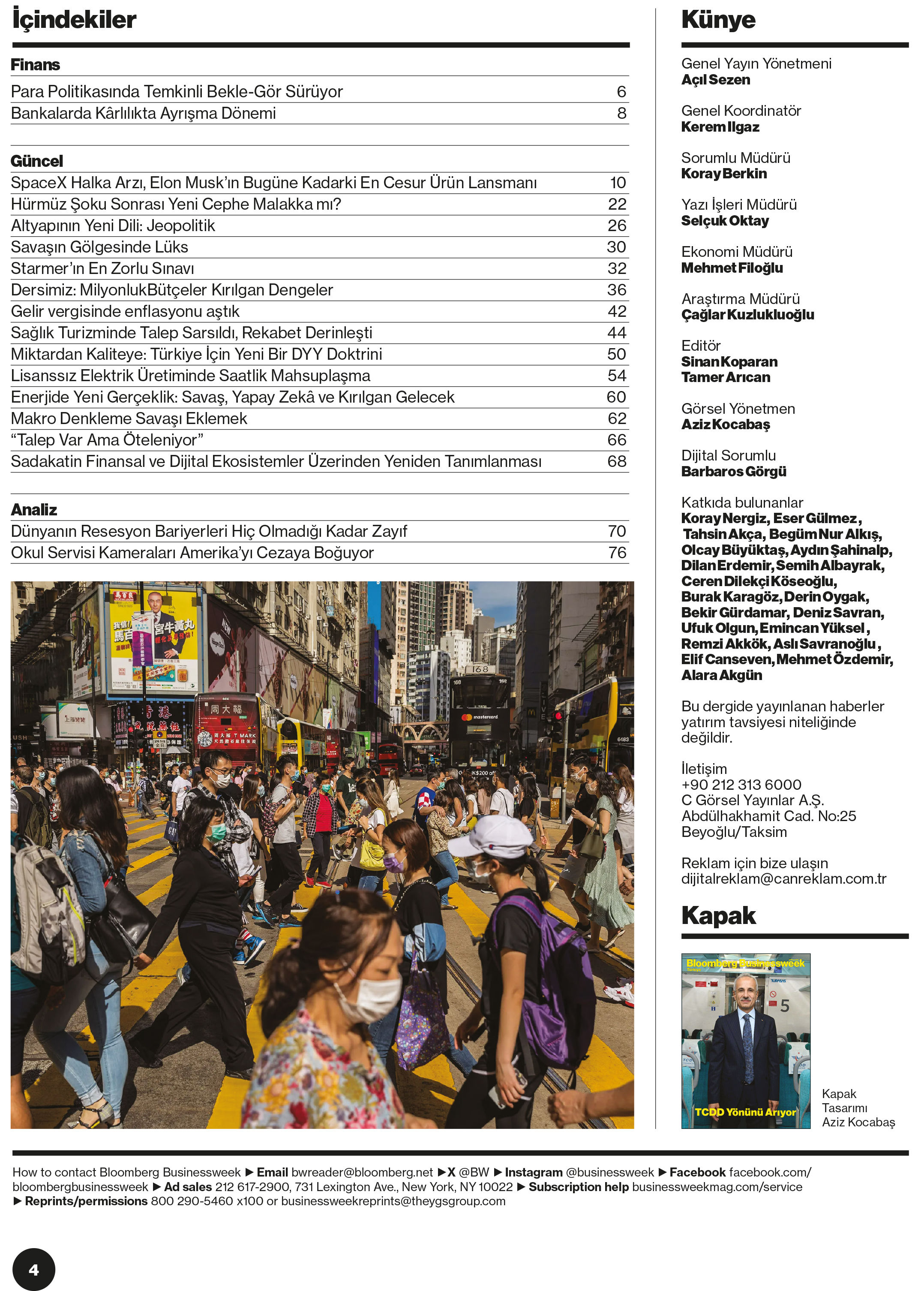 Bloomberg Businessweek Türkiye'nin 128. Sayısı Yayında!