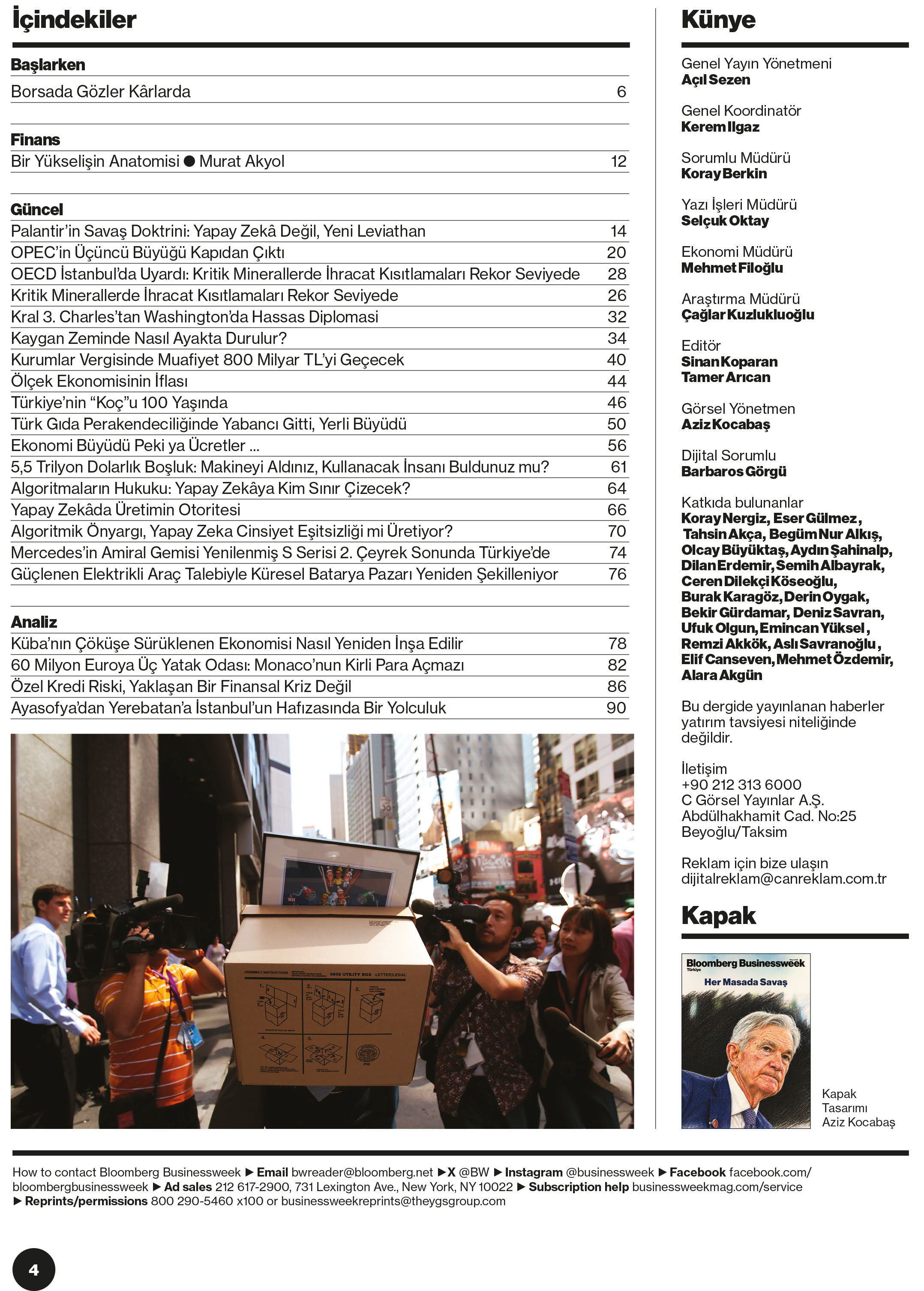 Bloomberg Businessweek Türkiye'nin 129. Sayısı Yayında!