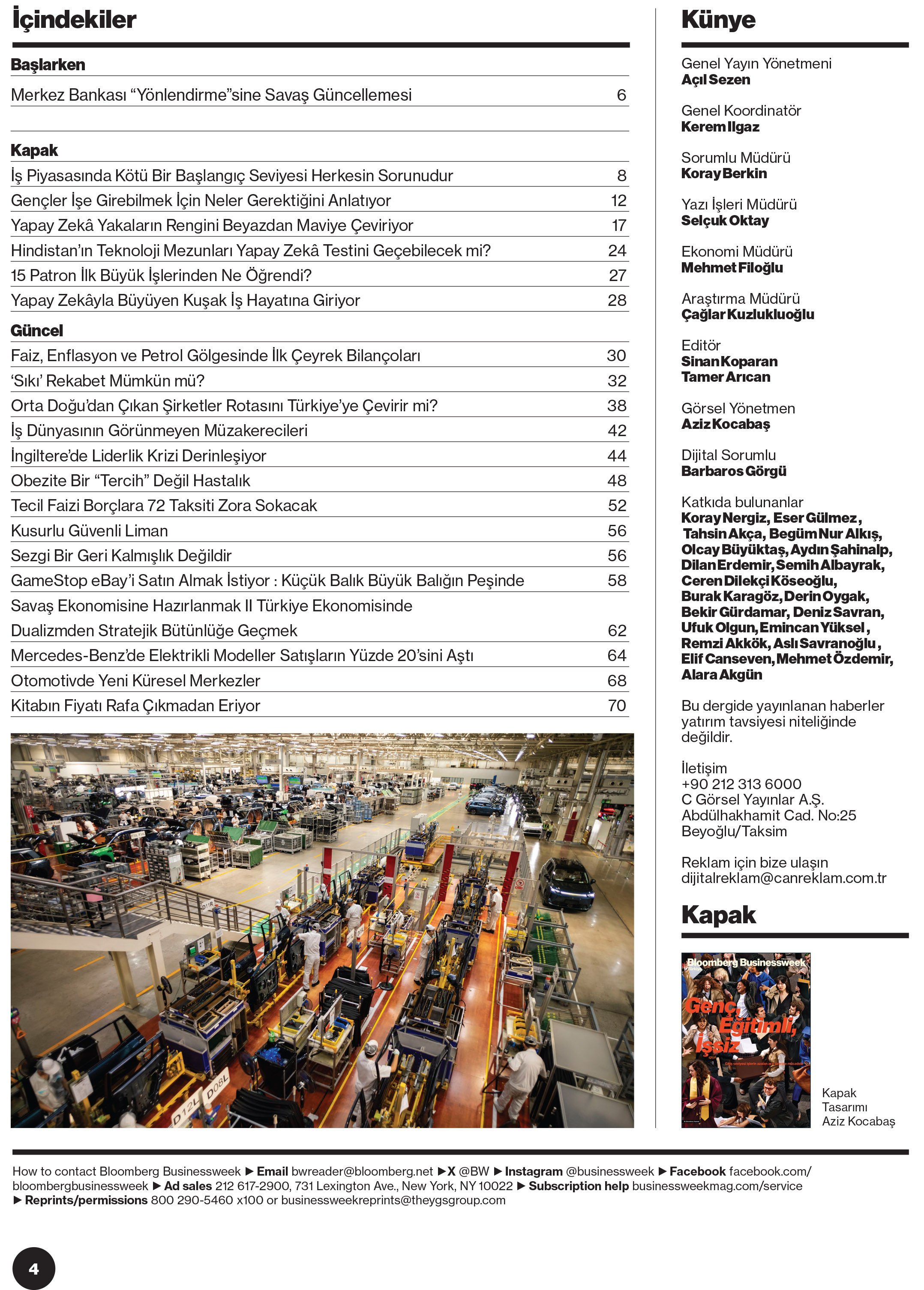 Bloomberg Businessweek Türkiye'nin 131. Sayısı Yayında!