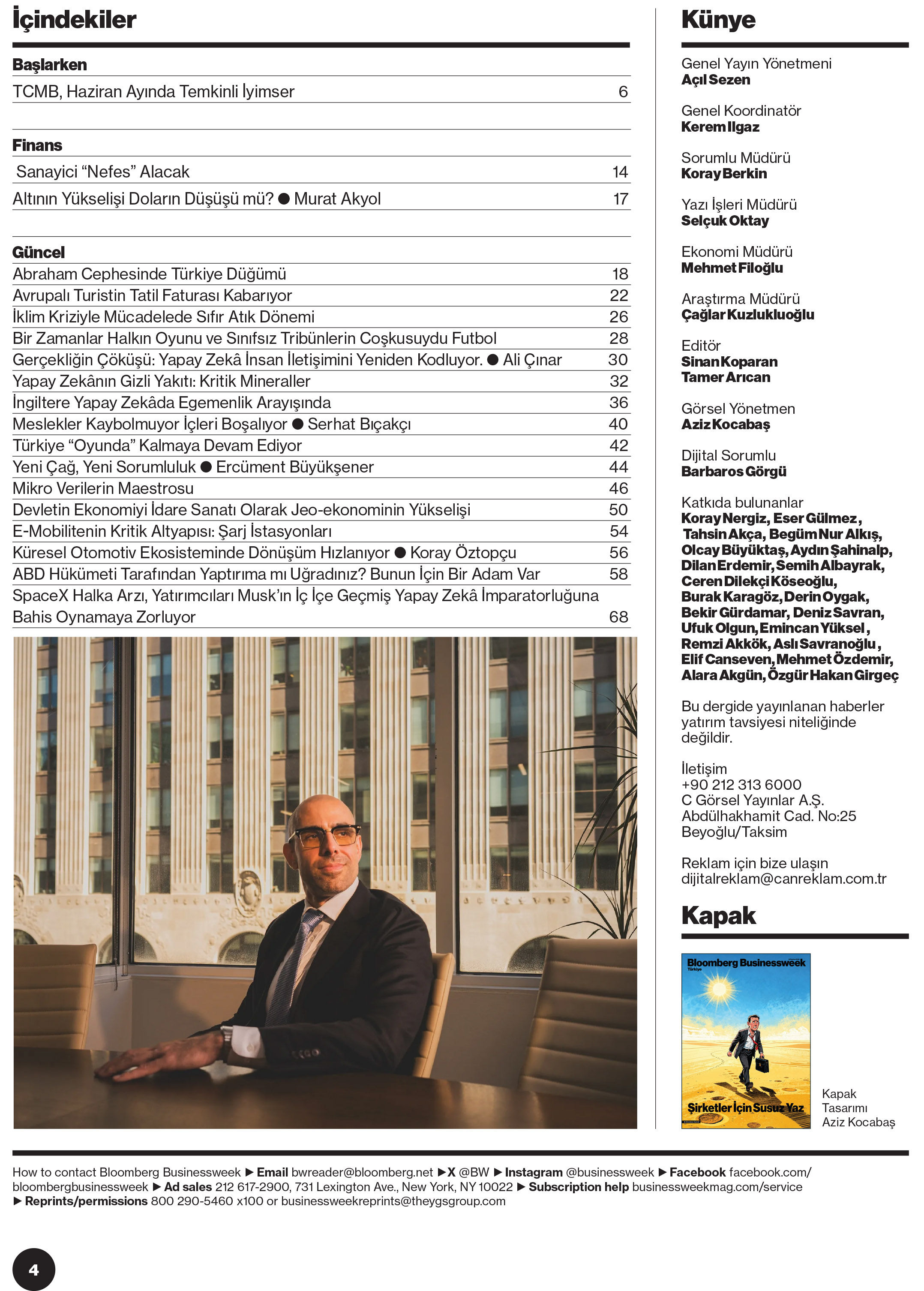 Bloomberg Businessweek Türkiye'nin 134. Sayısı Yayında!