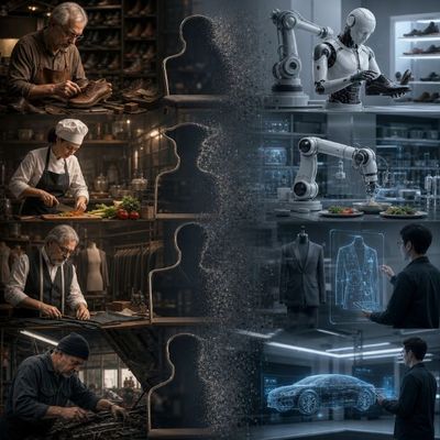 Meslekler Kaybolmuyor İçleri Boşalıyor