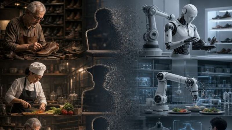 Meslekler Kaybolmuyor İçleri Boşalıyor