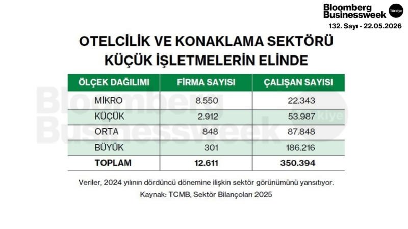 Otelcilik ve Konaklama Sektörü Küçük İşletmelerin Elinde