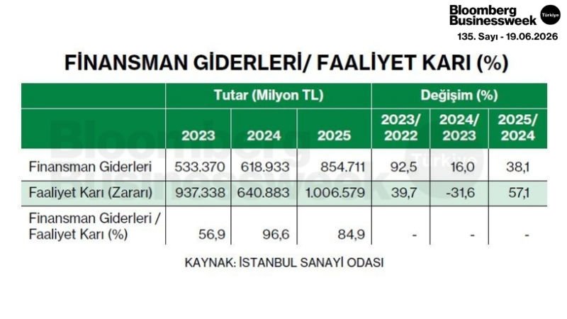 Finansman Giderleri/Faaliyet Karı (%)