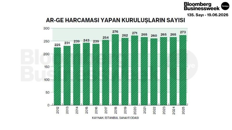 Ar-Ge Harcaması Yapan Kuruluşların Sayısı