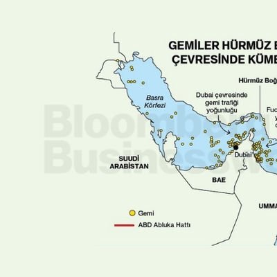 Gemiler Hürmüz Boğazı Çevresinde Kümelendi