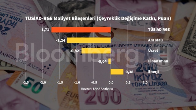 Grafiklerle TÜSİAD Maliyet Bazlı Rekabet Gücü Endeksi