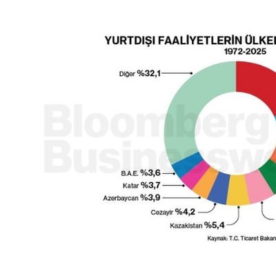 Yurtdışı Faaliyetlerin Ülkelere Göre Dağılımı
