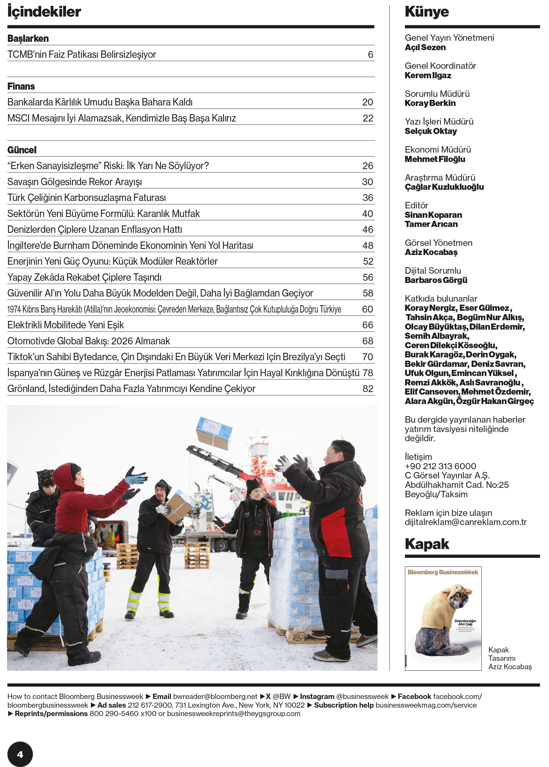 Bloomberg Businessweek Türkiye'nin 140. Sayısı Yayında!