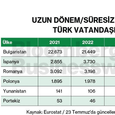 Uzun dönem/süresiz oturum sahibi Türk vatandaşları