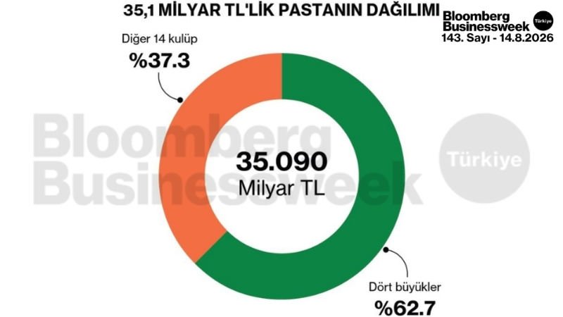 35,1 milyar TL'lik pastanın dağılımı