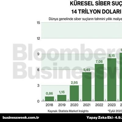 Küresel siber suç maliyeti 14 trilyon doları aşabilir
