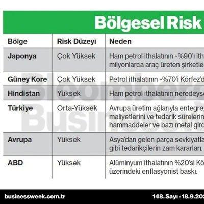 Bölgesel risk dağılımı