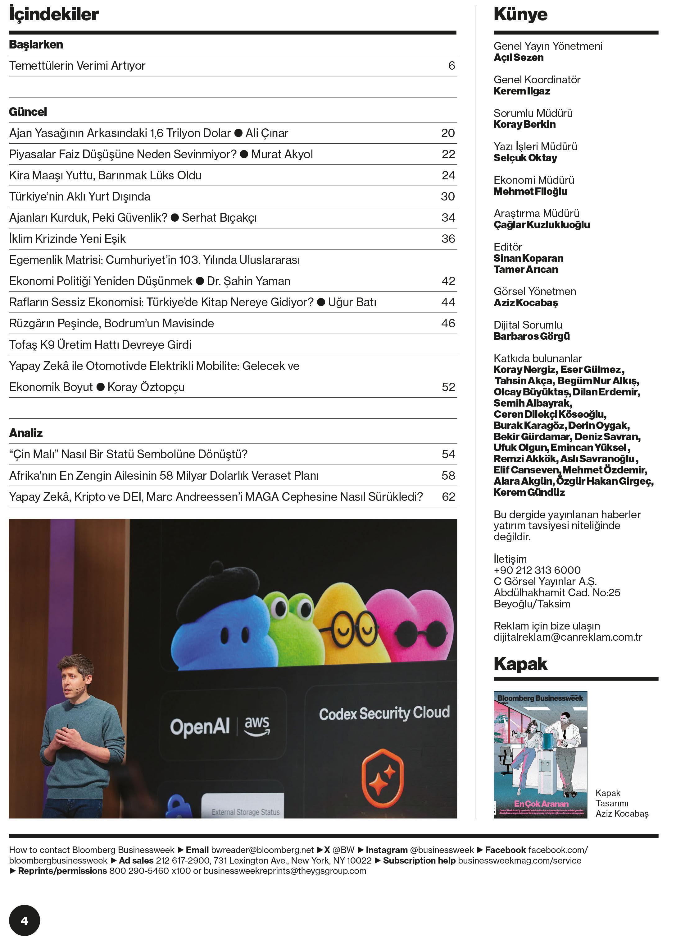 Bloomberg Businessweek Türkiye'nin 154. Sayısı Yayında!