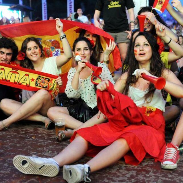 İspanyollar'ın çeyrek final sevinci - 14 yıl önce