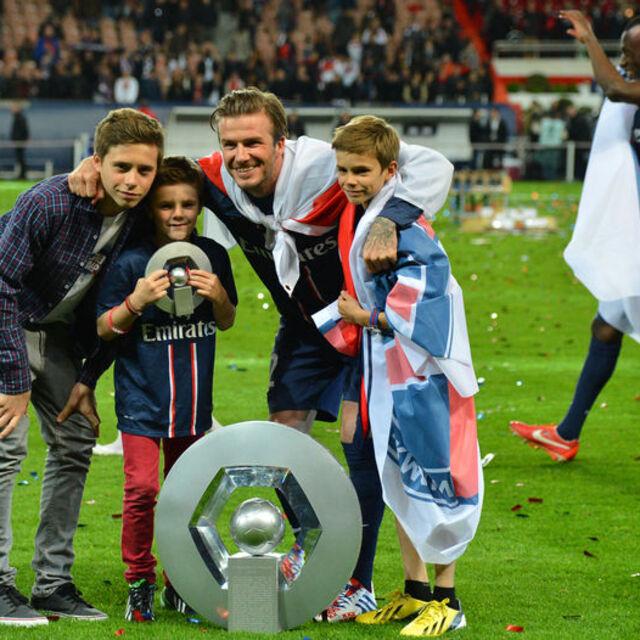 Genç Beckham babasının yolunda - 12 yıl önce