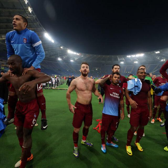 Trabzonspor Avrupada yenilmezlik unvanını sürdürdü - 12 yıl önce