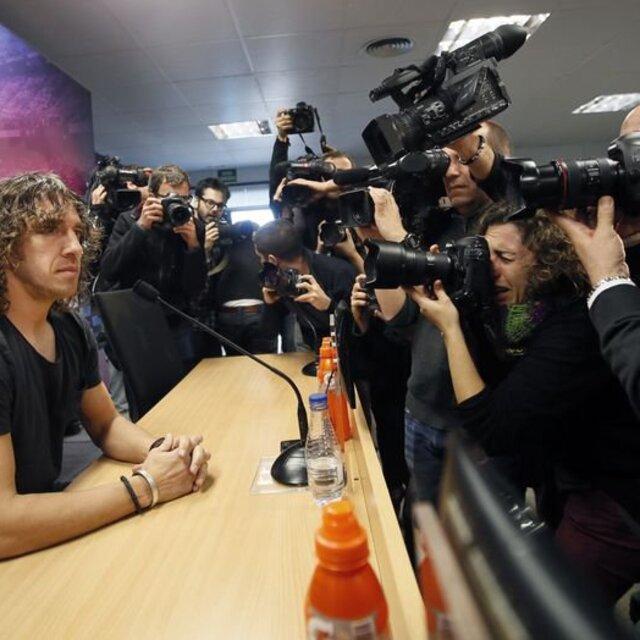Carles Puyol, Barcelona'yı bırakıyor - 12 yıl önce