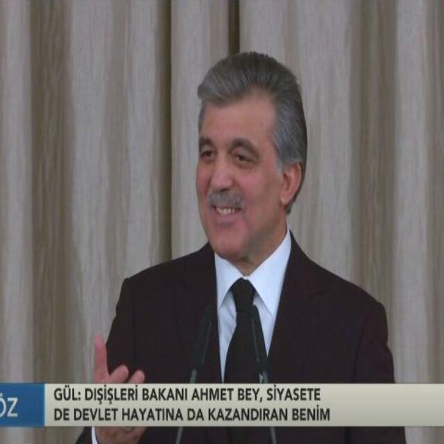 Abdullah Gül, Davutoğlu'nu işaret etti - 12 yıl önce