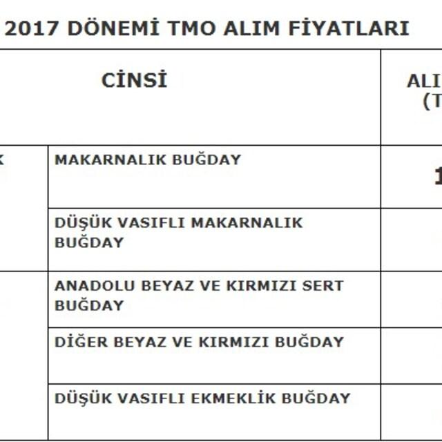 TMO 2017 hububat alım fiyat ve politikalarını açıkladı - 9 yıl önce