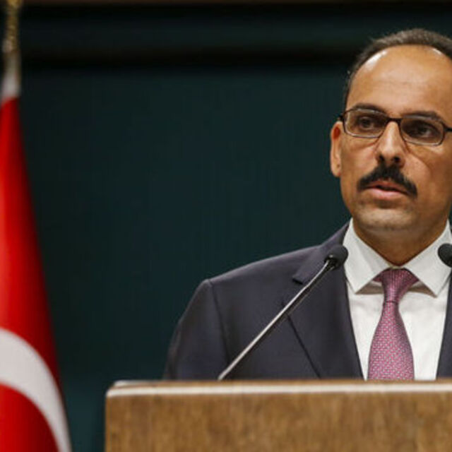 Kalın: (Şimşek istifası) Şu anda iddia, bize gelen bir şey yok