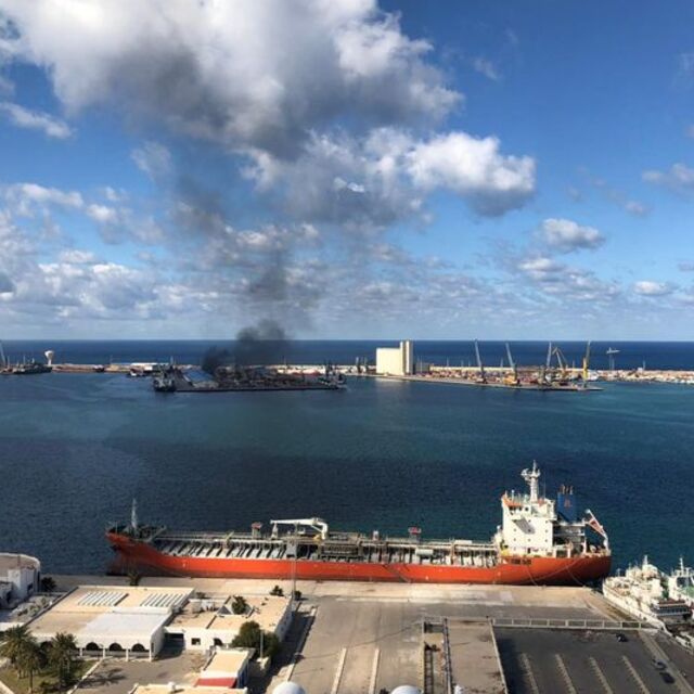 Hafter saldırısının ardından Trablus Limanı'nda faaliyet durdu