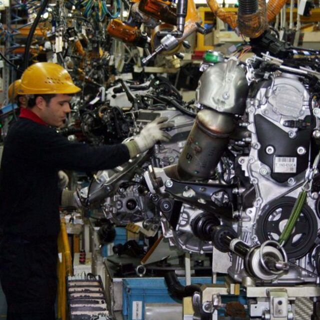 Sanayi üretimi Mayıs'ta % 17.4 sıçradı