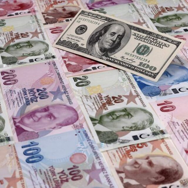 Dolar/TL'de yükseliş yüzde 1'i aştı