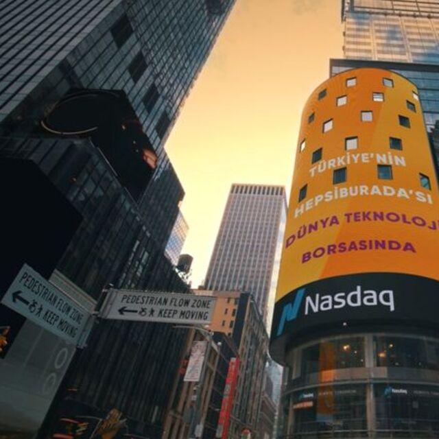 Hepsiburada, dünya teknoloji borsası NASDAQ'ta halka arz edilen ilk Türk şirketi - 5 yıl önce