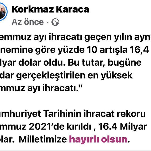 Temmuz'da öncü dış ticaret açığı yüzde 52,5 arttı