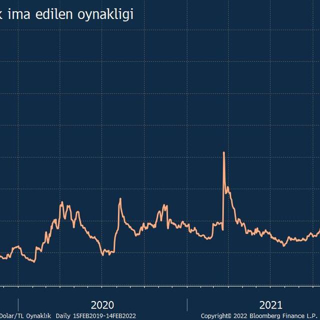 Dolar/TL'de oynaklık Kasım ayına geri döndü