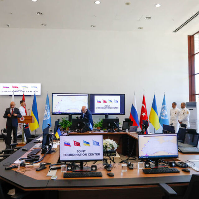 Tahıl koridoru koordinasyon merkezi resmen açıldı