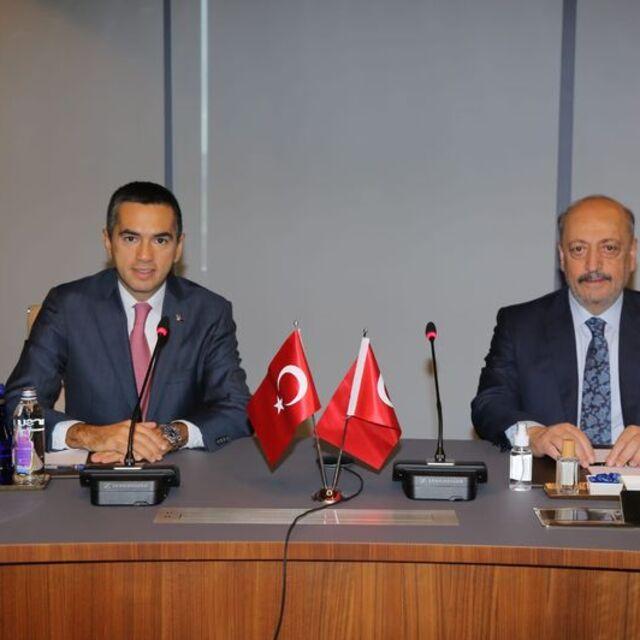 Bakan Bilgin ve TİSK Başkanı Akkol görüştü