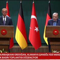 Erdoğan: Almanya ile ticaret hacmini 60 milyar dolara çıkarmayı hedefliyoruz