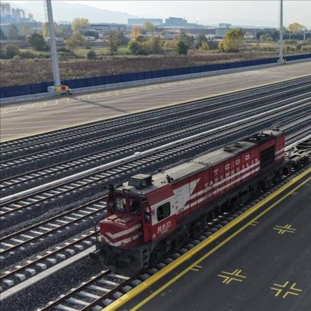 İntermodal terminal Railport'tan ilk tren çıkışı gerçekleşti